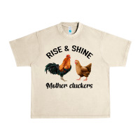Sandshell Rise and Shine Mother Cluckers Urban Heavy Tee - Bettercallsaul