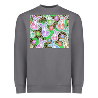 Storm Easter bunny and egg Heavyweight Sweatshirt - CowGirlArtShop