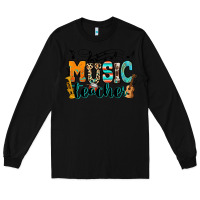 Black music teacher Long Sleeve Tee - RanaPortraitStore