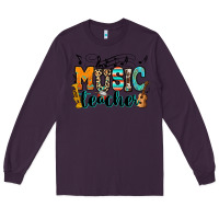 Plum music teacher Long Sleeve Tee - RanaPortraitStore
