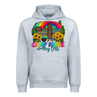 Heather Grey camp more worry less with caravan Urban Hoodie - Artiststas