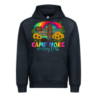 Navy camp more worry less with caravan Urban Hoodie - Artiststas