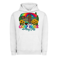 Pigment Lunar Rock camp more worry less with caravan Urban Hoodie - Artiststas