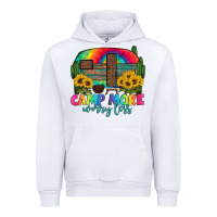White camp more worry less with caravan Urban Hoodie - Artiststas