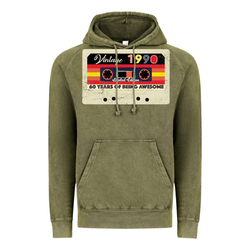 Vintage 1990 60th Birthday Cassette 30 Years Old 60 Years Vintage Hoodie by Bettercallsaul | Teevron