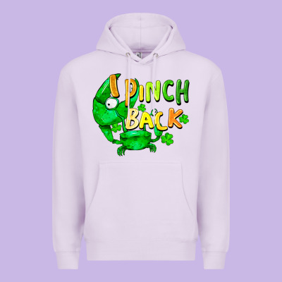 I Pinch Back With Crab St. Patricks Day Premium Hoodie Designed By Fadigitalartstudio