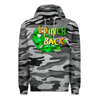 Slate Camo I pinch back with crab st. patricks day Premium Hoodie - FaDigitalArtStudio