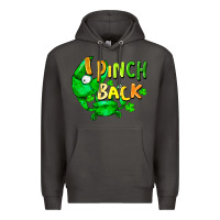 Smoke I pinch back with crab st. patricks day Premium Hoodie - FaDigitalArtStudio