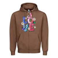 Chestnut easter love Zipper Hoodie - FaDigitalArtStudio
