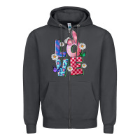 Smoke easter love Zipper Hoodie - FaDigitalArtStudio