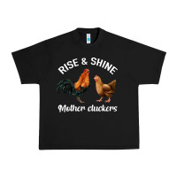 Black Rise and Shine Mother Cluckers Urban Heavy Tee - Bettercallsaul