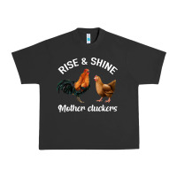 Pigment Black Rise and Shine Mother Cluckers Urban Heavy Tee - Bettercallsaul