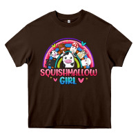 Chocolate Brown squishmallow girl Heavy Core Tee - JahusDesignShop