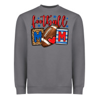 Storm Football mom red and blue team color mother's day Heavyweight Sweatshirt - HowdyJamesFarm