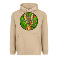 Mushroom red brocket deer christmas Heavyweight Hoodie - LillyAllenDesigns