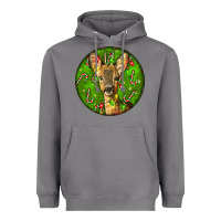 Storm red brocket deer christmas Heavyweight Hoodie - LillyAllenDesigns