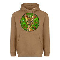 Toasted Coconut red brocket deer christmas Heavyweight Hoodie - LillyAllenDesigns
