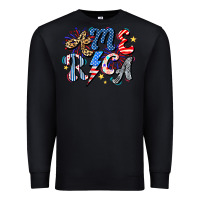 Black America Premium Sweatshirt - CowhideDigitalArt
