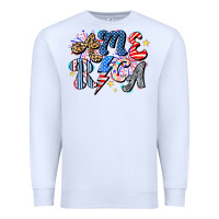 White America Premium Sweatshirt - CowhideDigitalArt
