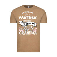 Vintage Coffee I Asked God For a Partner In Crime He Sent Me My Crazy Grandma Vintage Tee - Bettercallsaul