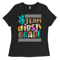 Black team first grade Ladies Tee - NancyCooperArtShop