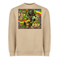Mushroom St. Pat Rex Day Heavyweight Sweatshirt - CowGirlArtShop
