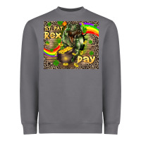 Storm St. Pat Rex Day Heavyweight Sweatshirt - CowGirlArtShop