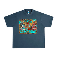 Midnight Navy merry christmas Urban Heavy Tee - JahusDesignShop