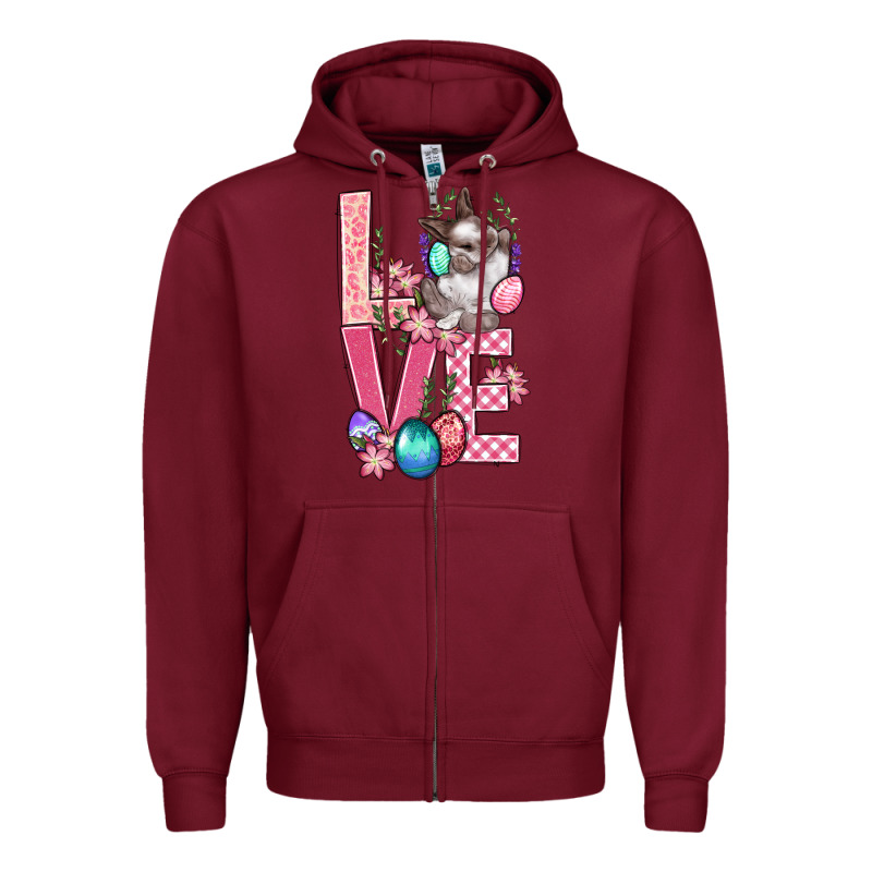 Love Easter Zipper Hoodie by BundleAndBundleShop | Teevron