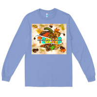 Colony Blue fall teacher pumpkin Long Sleeve Tee - TumblerDesignByShophia