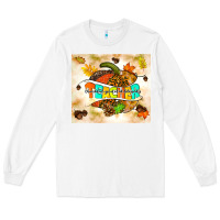 White fall teacher pumpkin Long Sleeve Tee - TumblerDesignByShophia