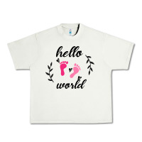 Pistachio Hello world Urban Heavy Tee - Bettercallsaul