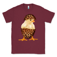 Burgundy Chick with Leopard Eggshell Classic Tee - Bettercallsaul