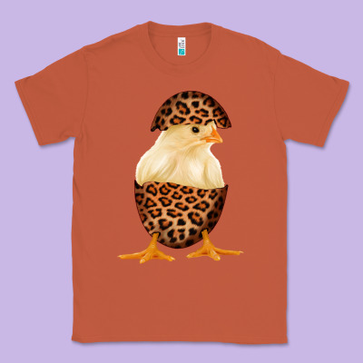 Chick With Leopard Eggshell Classic Tee Designed By Bettercallsaul