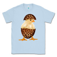 Dusty Blue Chick with Leopard Eggshell Classic Tee - Bettercallsaul