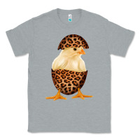 Heather Grey Chick with Leopard Eggshell Classic Tee - Bettercallsaul