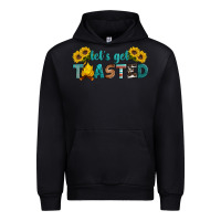 Black let's get toasted Urban Hoodie - Artiststas