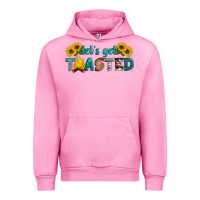 Fuchsia Pink let's get toasted Urban Hoodie - Artiststas
