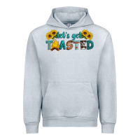 Heather Grey let's get toasted Urban Hoodie - Artiststas