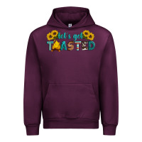 Mauve Wine let's get toasted Urban Hoodie - Artiststas