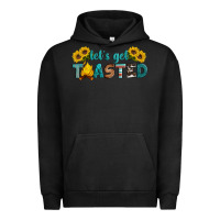 Pigment Black let's get toasted Urban Hoodie - Artiststas