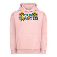 Pigment Salmon let's get toasted Urban Hoodie - Artiststas