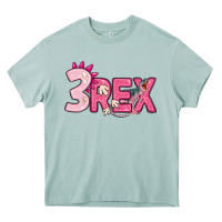 Arona pink three rex Heavy Core Tee - MaliasSmallBusiness