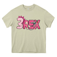 Mossy pink three rex Heavy Core Tee - MaliasSmallBusiness