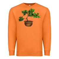 Carrot Guava Tree Bonsai Illustrations Premium Sweatshirt - LillyAllenDesigns