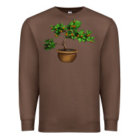 Chestnut Guava Tree Bonsai Illustrations Premium Sweatshirt - LillyAllenDesigns