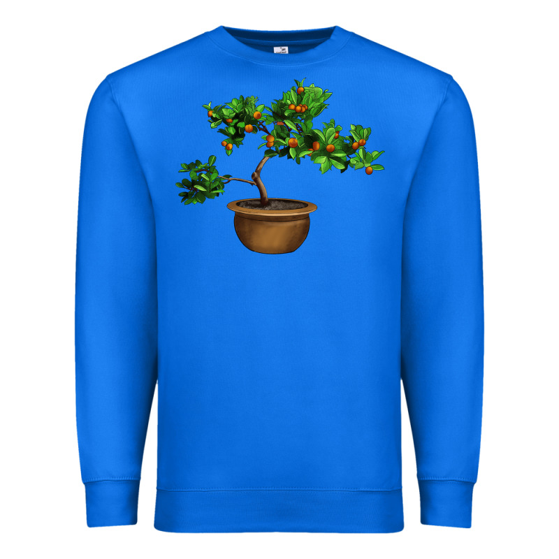 Guava Tree Bonsai Illustrations Premium Sweatshirt by LillyAllenDesigns | Teevron