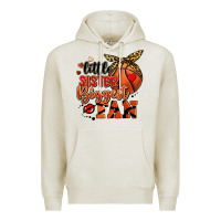 Oatmeal Heather little sister biggest fan basketball Premium Hoodie - FaDigitalArtStudio