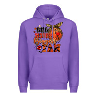 Purple little sister biggest fan basketball Premium Hoodie - FaDigitalArtStudio