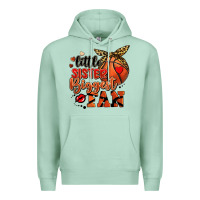 Seafoam little sister biggest fan basketball Premium Hoodie - FaDigitalArtStudio